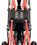 Beefy Brass Chassis Frame Upgrade For 1x18 Scale TRX4M Crawler, top view showing skid plate with transmission mount details