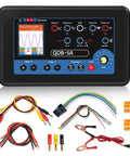 Upgraded QDB-5A Ignition Coil Tester with oscilloscope, connectors, and wires for current, resistance, and voltage checks