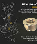 Image showing fit guidance for Two Pack 3/8 16 Hex Flange Nylon Lock Nuts Replacement For 712 04065 with part diagram.