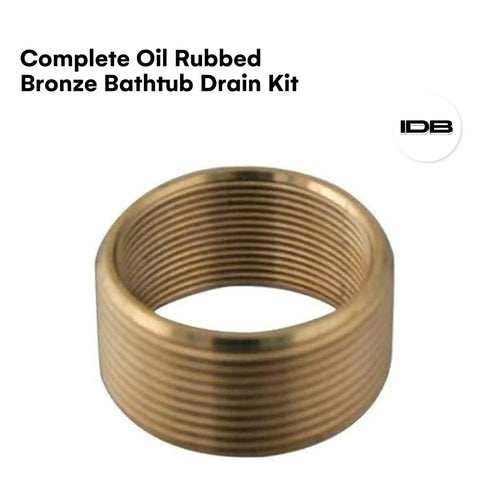 Lift And Turn Brass Bathtub Drain Stopper Kit For Quick Tap Shutoff No Fuss Universal Fit For One And Three Eighths Inch Or One And One Half Inch Drains With Overflow Conversion For Easy Bath Upgrades, oil-rubbed bronze part.