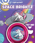 Light Up Unicorn Pink Kids Bike Bell For Girls With Flashing Multicolor Lights That Flash With Every Press
