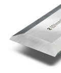 Close-up of Pro Grade Two Inch Wood Chisel with corrosion resistant drop forged carbon steel blade for heavy duty carving and fine shaping