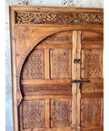 Hand Carved Barn Door With Classic Rustic Charm, Solid Wood Interior Door For Sliding Or Hinged Use, Built To Last, Custom