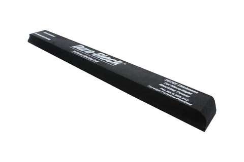 Long Sanding Block For Auto Body Work That Follows Curves And Flat Surfaces With PSA Paper 24 Inches Long Black Durable Block