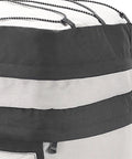 Close-up side view of 60L Bike Trunk Bag With Rain Cover For Mountain Bikes 3 In 1 Multifunctional Rear Rack Carrier.