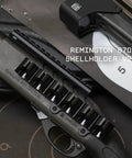 Side Saddle Shotgun Shell Holder V2 For 12 Gauge Remington 870 TAC14 And 1100 Series Shotguns Six Shell Capacity on tactical shotgun