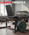 2 In 1 Leg Extension And Curl Machine For Home Gym with adjustable bench and weight plates in a modern workout room setup.