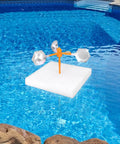 Floating Reflective Windmill Bird Deterrent For Pools And Backyards No Drama Quick And Humane Visual Solution That Spins To Deter Ducks, Birds, And Crows, Keeping Pools, Roofs And Outdoor Spaces Bird Free installed on a pool