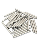 30Pcs M4 40Mm Stainless Steel Dowel Pins Set for Shelf Support and Furniture Pegs unthreaded cylindrical dowels silver