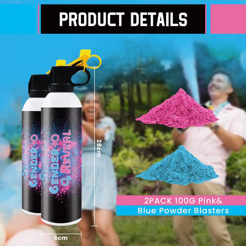 Game Changing Gender Reveal Prop Fake Fire Extinguisher Smoke Powder Canister For Vibrant Pink Or Blue Biodegradable Dust Baby Shower Essential Easy Peasy Setup Hits Different With Squad Approved Vibe
