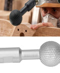 Rugged Spherical Wood Carving Burr Tungsten Carbide Teeth 10 Millimeter Hole Fits 100 Angle Grinder Thick Coat Alloy Steel File for detailed woodworking.