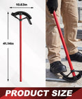 Heavy Duty 3/4 Inch Conduit Bender For Emt Imc And Rigid Pipe shown in use, highlighting dimensions and ergonomic handle design.