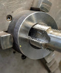 Close-up of M4 X 0.7mm High Speed Steel Machine Tap 3 Flute Straight Taps for Cutting New Threads and Repairing Damaged Threads