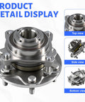 Bolt On Front Wheel Hub Bearing Assembly With ABS For Toyota Tacoma 2005-2023 Front 4WD, Toyota 4Runner 2003-2023, FJ Cruiser 2007-2014