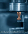HARFINGTON T-slot end mill, close-up view, 6mm cutting dia, 6mm shank, 4-flute solid carbide titanium-coated