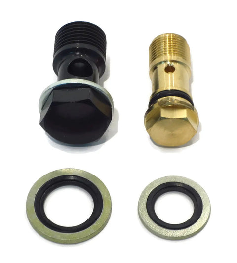 Heavy Duty Pressure Washer Unloader Valve With Adjustable Injector Brass Construction 3650 PSI shown with fittings