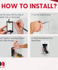 Installation steps for Two Pack Wall Plate Cable Pass Through With Bracket In Wall Cable Management Kit