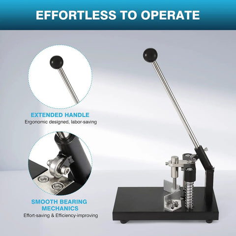 Beefy Heavy Duty Corner Rounder Punch For Thick Cardstock, Plastic And Aluminum Sheets with ergonomic handle