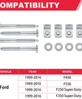 Heavy Duty Truck Bed Mounting Hardware Kit Built Bad To The Bone For A Smooth Install And Rust Resistant Coating with bolts and washers.