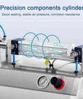 Precision components cylinder of Heavy Duty Commercial Paste And Liquid Filling Machine Adjustable Speed And Pressure Oils Honey Sauce Water 500ml Capacity