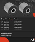 2 Pack Front Suspension Track Bar And Panhard Bar Bushings For Jeep Grand Cherokee WJ 1999-2004 Direct Replacement front view