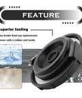 Brake Fluid Cap Replacement And Master Cylinder Cap For Honda Civic Accord Fit CRV S2000 And More OEM Style Reservoir Cap with Rubber Seal