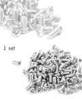 100Pcs M3x6mm Stainless Steel Phillips Round Head Machine Screws Kit For Home Improvement And DIY Projects Durable Rustproof Set