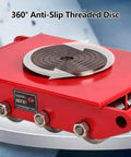 Heavy Duty Machinery Mover And Furniture Dolly With Rock Solid Steel Build And Smooth As Glass Rolling Casters For Hefty Gear Warehouse Freight Smooth Riding Shop Skates Breeze Through Heavy Hauls with 360° anti-slip threaded disc.