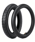 14x2.125 Tire And Tube Set 57-254 E Bike Replacement For Folding E Bikes Electric Scooters And Kids Bikes With Non Slip Grippy Tread For All Weather Traction And Puncture Resistant Design With Inner Tube Included, black tire and tube