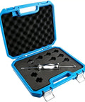 Slide Hammer Bearing Puller Kit With Adapters For Blind Hole And Needle Bearings, Heavy Duty Internal Tool Set in blue case