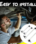 Mechanic installing 4Pcs Front And Rear Stabilizer Sway Bar End Link Kit Fits 1997-2004 Toyota Avalon, 1997-2001 Camry