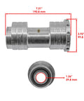 Rear Axle Bearing Carrier Hub For Honda Trx400Ex Sportrax 1999-2008 with dimensions, top and side view, metal construction