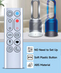 Replacement Remote Control For Dyson Pure Hot And Cool Purifier Fan Heater HP02 HP03 Silver Battery Not Included Requires 3V CR2032 Without Magnetic Function Compatible shown near fan heaters.