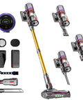 Total Game Changer Cordless Stick Vacuum Cleaner Delivering Raw 55Kpa Suction and Smart Anti Tangling Brushes, toolkit with attachments.