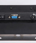 Solid Workhorse Heavy Duty Floor Scale Four By Four Legal For Trade Five Thousand Pound Capacity One Pound Increments Pro Grade Commercial display with ports and switches on top.