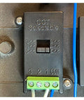 Close-up of CCT selector switch for Outdoor LED Wall Pack Light With Adjustable CCT 3000K 4000K 5000K And Lumens From 4000 To 7800.