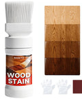 Water Based Wood Stain And Sealer In One With Detachable Brush For A Buttery Smooth Black Walnut Finish On Diy Furniture and Hassle Free Cabinet Touchups.