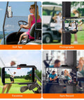 Dope Magnetic Golf Cart Phone Holder With Powerful N52 Magnet Base Fits EZGO Club Car Yamaha Icon And All 4.5 To 7 Inch Smartphones