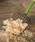 61 Inch Heavy Duty 10 Tine Welded Steel Bedding Fork Workhorse With Hardwood Handle for moving hay and mulch