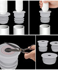 3 Pack Silicone Washing Machine Drain Hose Seal Kit With Pipe Cover Plugs For Kitchen Sink Bathroom Drainage And Laundry Room No Mess Leaks And Sewer Backflow Durable Leak Proof Silicone Washer Hose Seal, silicone drain hose seal