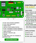 SIYEENOVE ESP32 robot arm control board, green PCB with ESP32-C3 chip, headers and USB-C port
