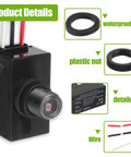 Dusk To Dawn Outdoor Lighting Sensor with Photoelectric Switch Photocell for Hardwired Post Lights 120 277V details