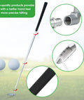 Right Hand Golf Putter For Beginners And Teens, 33 Inch Mini Golf Set showing grip and head details, with 2 golf balls