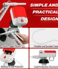 No Nonsense Portable Fuel Transfer Pump With Hand Trigger Nozzle For Quick Stop And Precise Flow, 3.8 GPM, design features