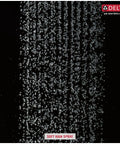 Water droplets from Chrome 8 Inch Square Rain Shower Head With Soft Rain Spray For A Dope Spa-Like Shower, overhead view