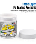 Container of BEEYIUF No Clean Solder Paste Flux For Electronics Repair with three-layer sealing protection