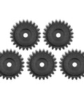 5 Pack Steel Servo S Gears With 24 Tooth Internal Spline, Module 0.8, Rugged S Gear Set For Robotics RC Cars CNC Machinery And Industrial Projects