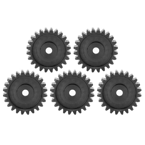 5 Pack Steel Servo S Gears With 24 Tooth Internal Spline, Module 0.8, Rugged S Gear Set For Robotics RC Cars CNC Machinery And Industrial Projects