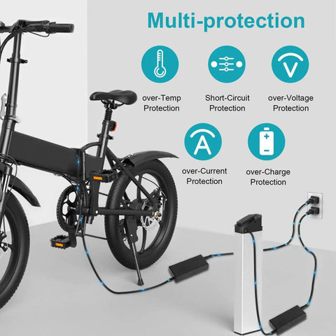 Beefy 54.6V 2A Ebike Charger For 48V Lithium Batteries 13S Pack Fast Charge With 5.5mm 2.1mm DC Plug 100 240V Input Works With Rad Power Lectric Aventon Himiway Ecotric Sondors Hiboy ViVi Jasion Eb7 And More