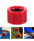Red 92A Quad Roller Skate Wheels Replacement For Speed Skates Indoor Outdoor Use Grippy Anti Slip PU PP Wheels